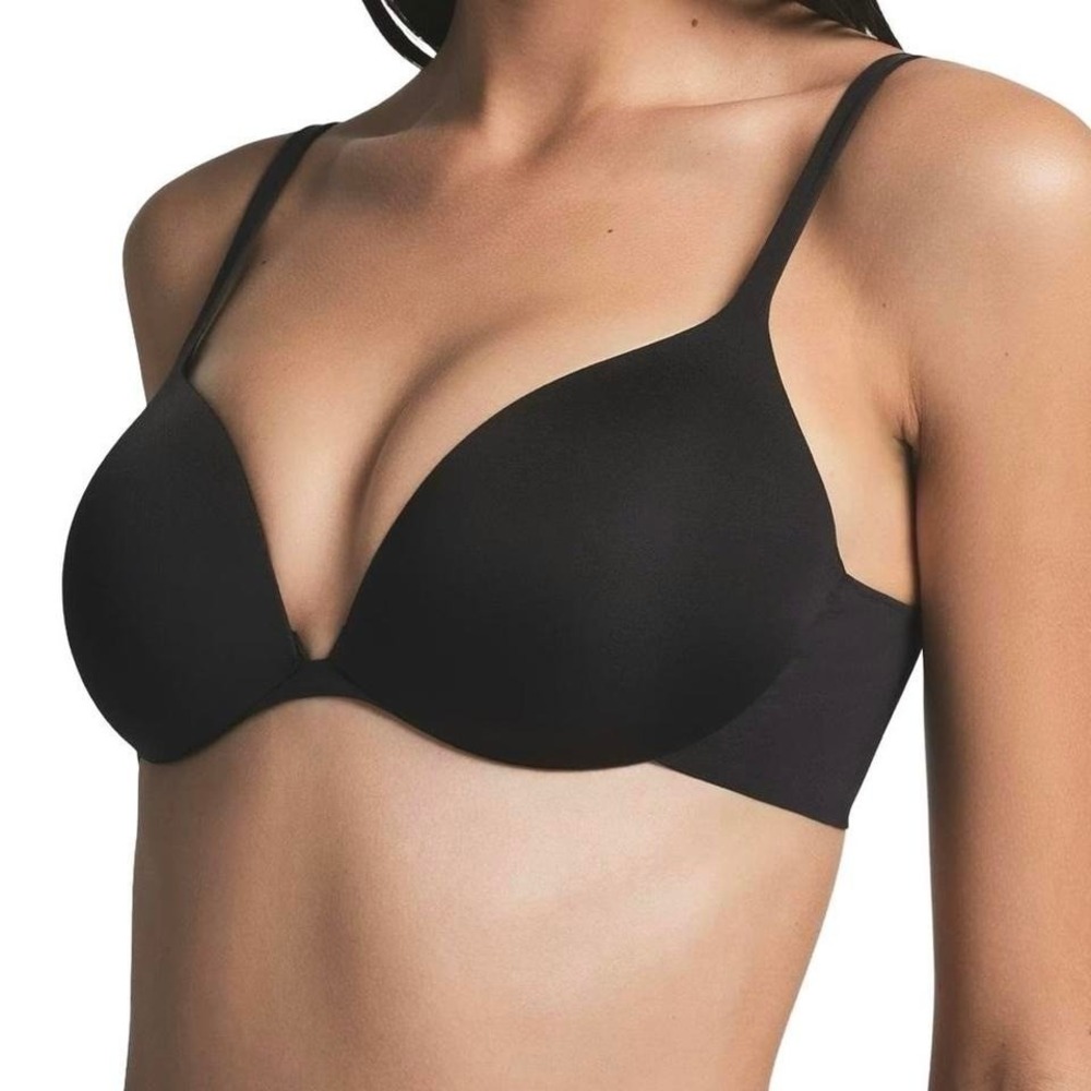 Skims Ultimate Push Up Plunge Black Bra - NWT - 38D - Picture 2 of 5